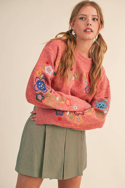 Audrey Embroidered Sweater