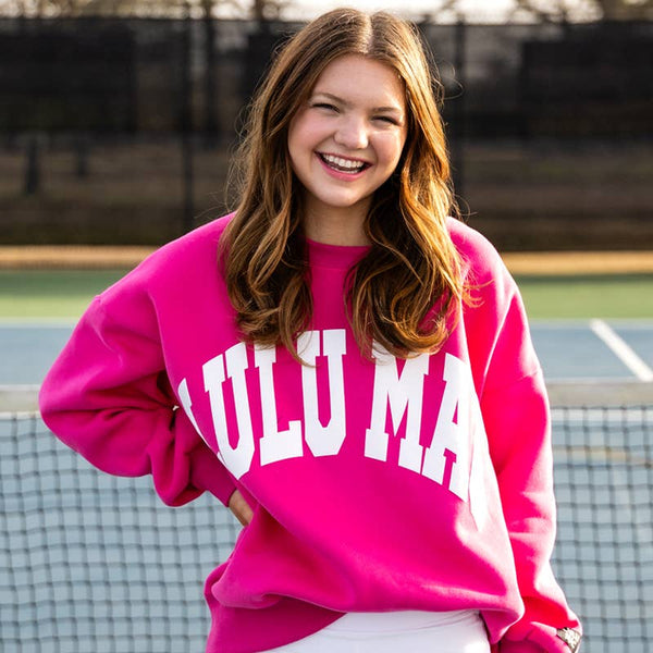Lulu Mac Sweatshirt Hot Pink