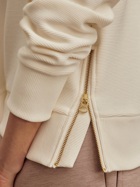 Varley Addelyn Sweat Ivory