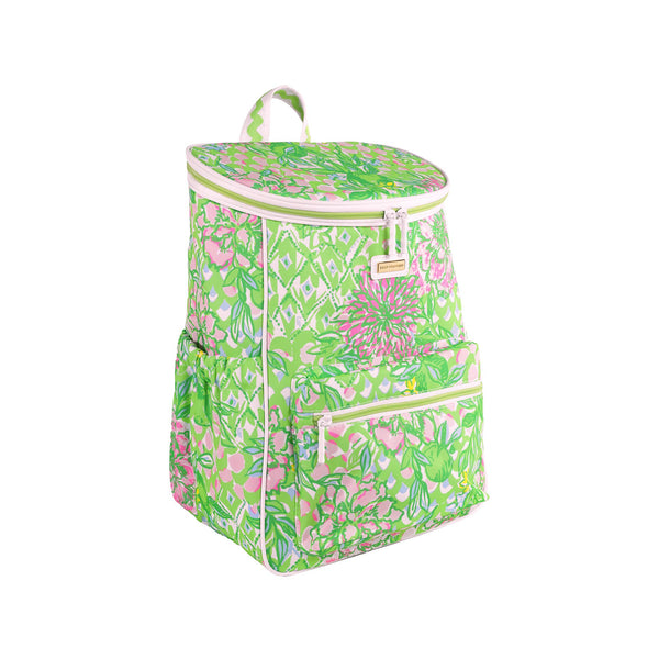 Lilly Pulitzer Backpack Cooler, Lime Feeling Good