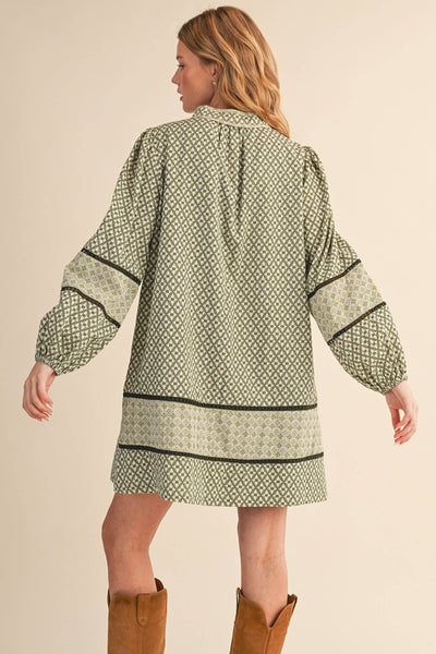 Round Top Mini Dress