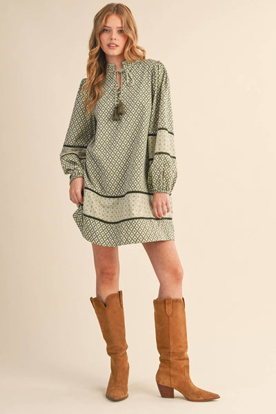 Round Top Mini Dress
