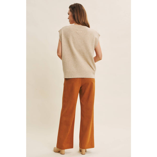 Caramel Faux Suede Pants