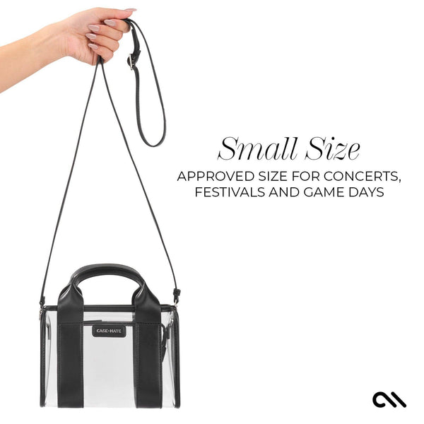 Case-Mate Clear Stadium Bag: Midnight Black