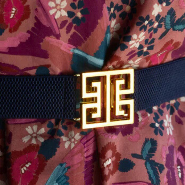 Square Greek Key Belt Buckle