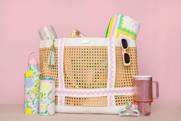 Lilly Pulitzer Beach Hat Tote