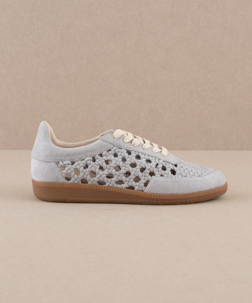 The Sandy Blue Crochet Sneaker