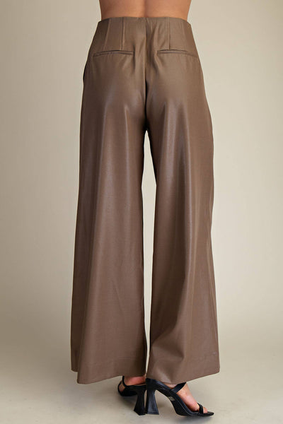 High Waist Taupe Pants