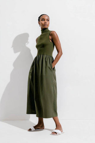 Mia Olive Dress