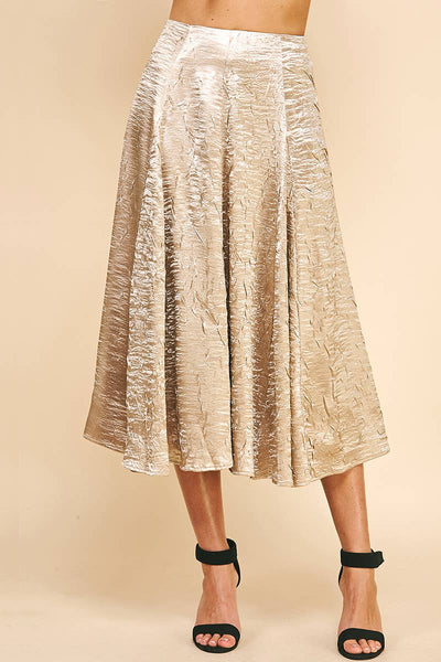 Gold Rush Midi Skirt