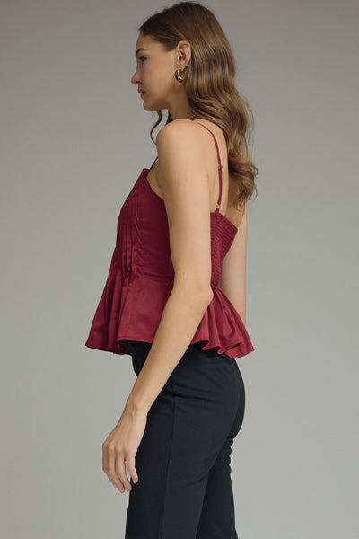 Glendale Top in Crimson Arriving Next Week