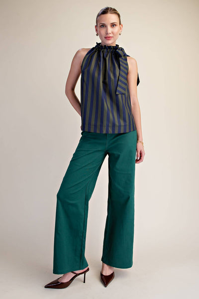Olivia Ruffle Neck Top