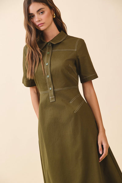 Olive You Midi Dress