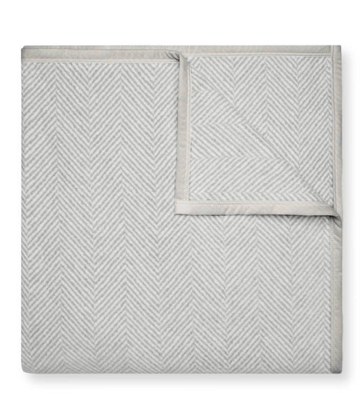 ChappyWrap - Harborview Herringbone Light Grey Blanket: Midi