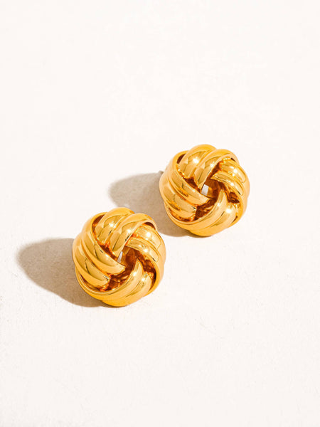 Alix Woven Classic Studs