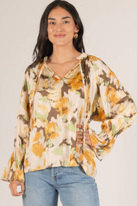 Satin Boho Top