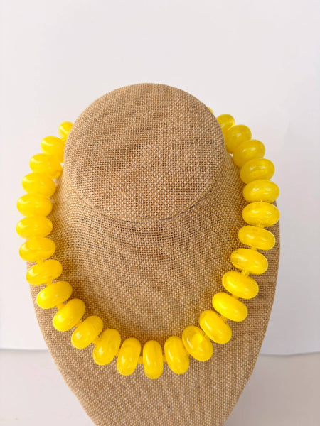 The Rory Sunshine Yellow  Necklace