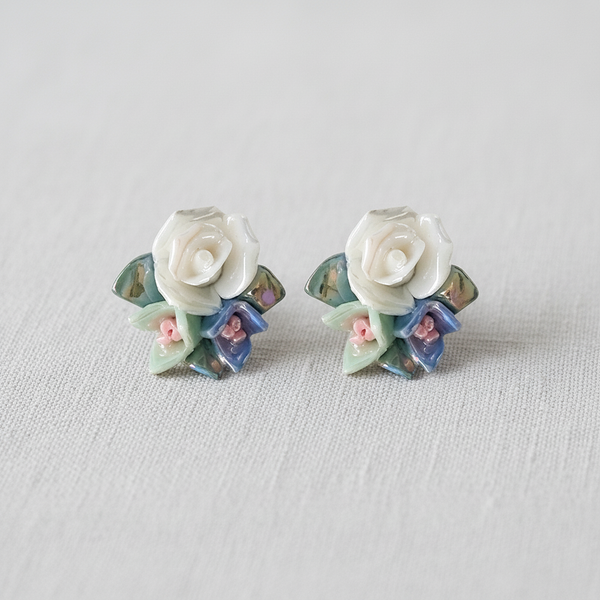 Artistic Floral Earrings