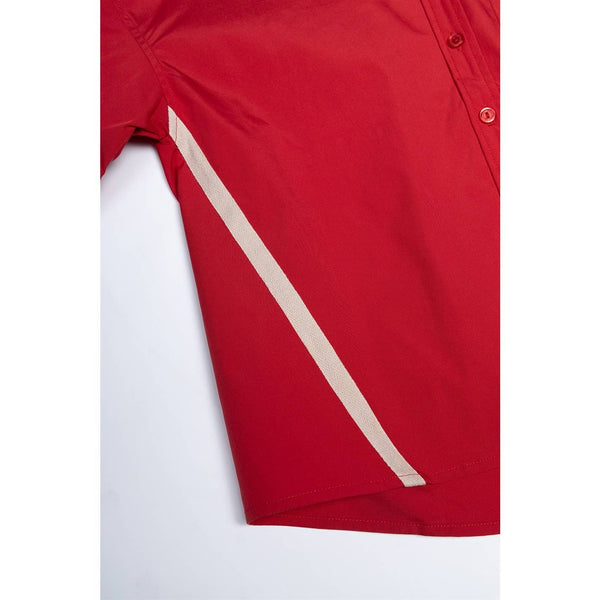 Red Racing Stripes Top