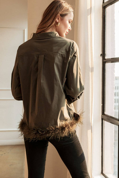 Janess Feathered Top