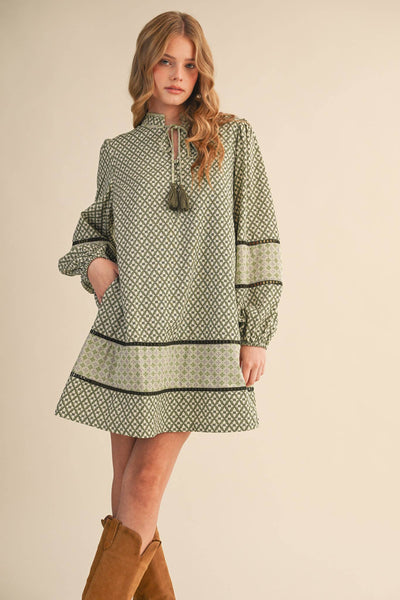 Round Top Mini Dress