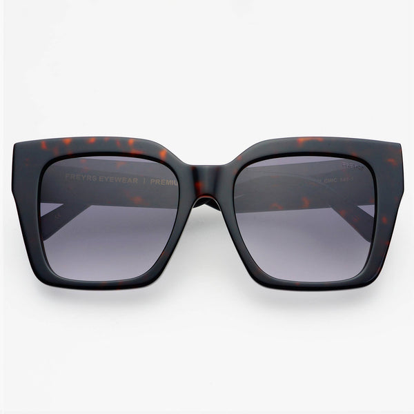 Bon Chic Oversized Square Sunglasses: Tortoise