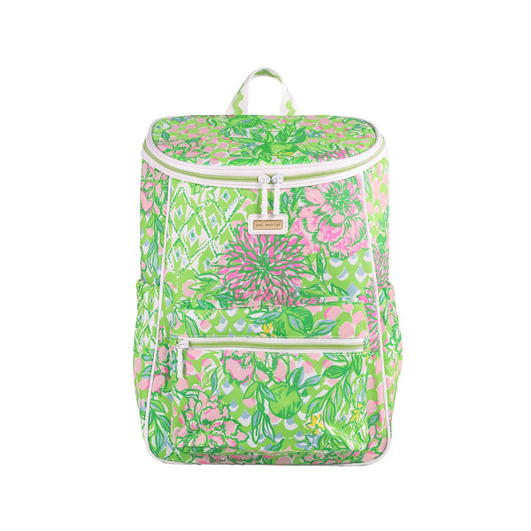 Lilly Pulitzer Backpack Cooler, Lime Feeling Good
