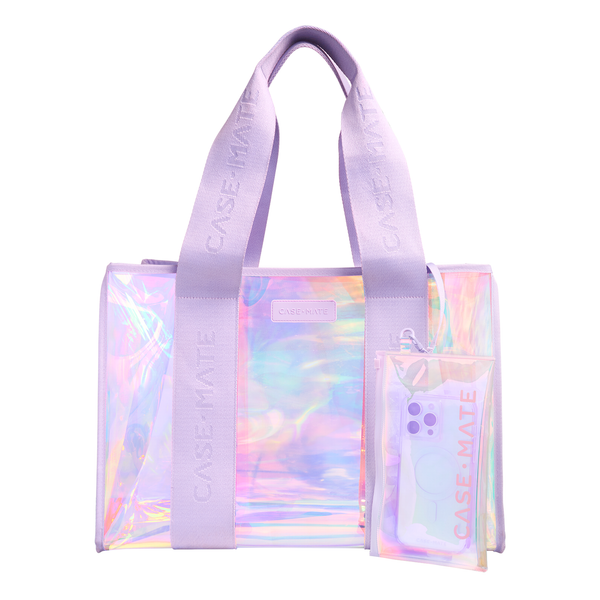 Case-Mate Soap Bubble Jelly Tote Shoulder Bag - Iridescent