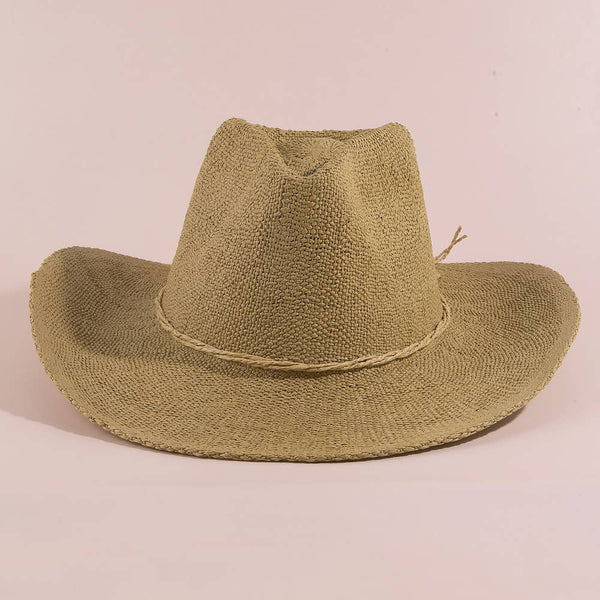 Braided Cord Band Cowboy Hat KA
