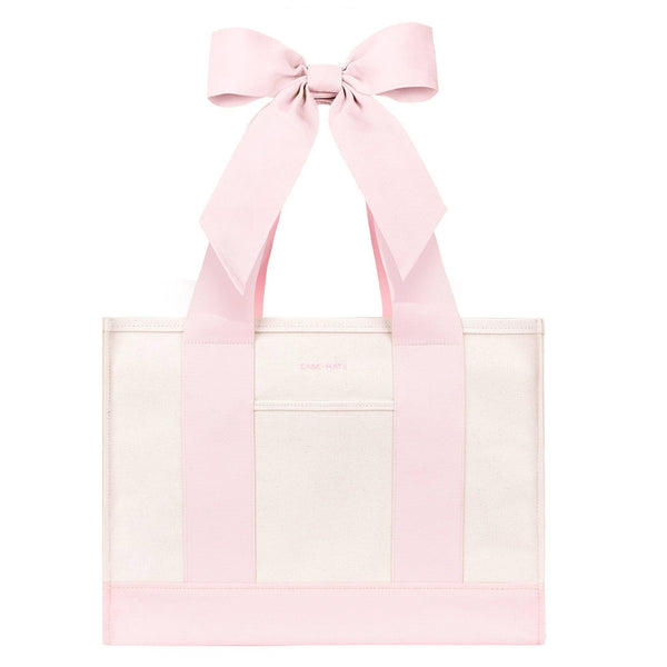 Case-Mate Canvas Tote: Ballet Pink Bow
