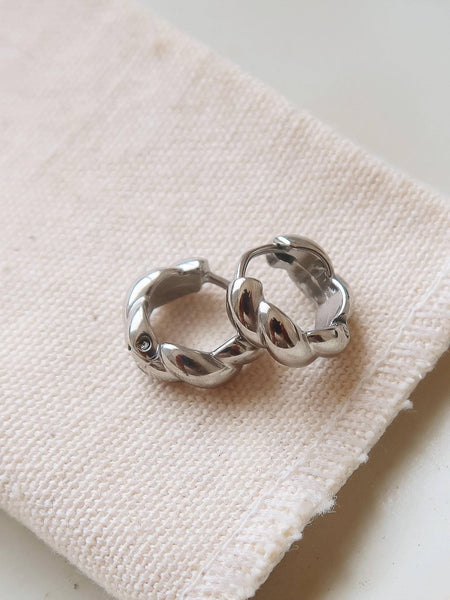 Brea Twisted Hoop Earrings
