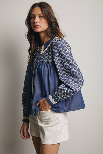 Jolene Denim Blouse