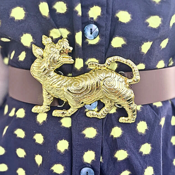Tibet Tiger Belt Buckle