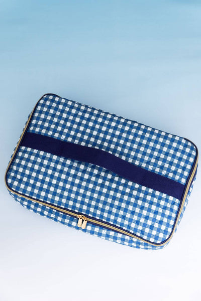 Draper James Casserole Carrier, Riviera Blue Gingham
