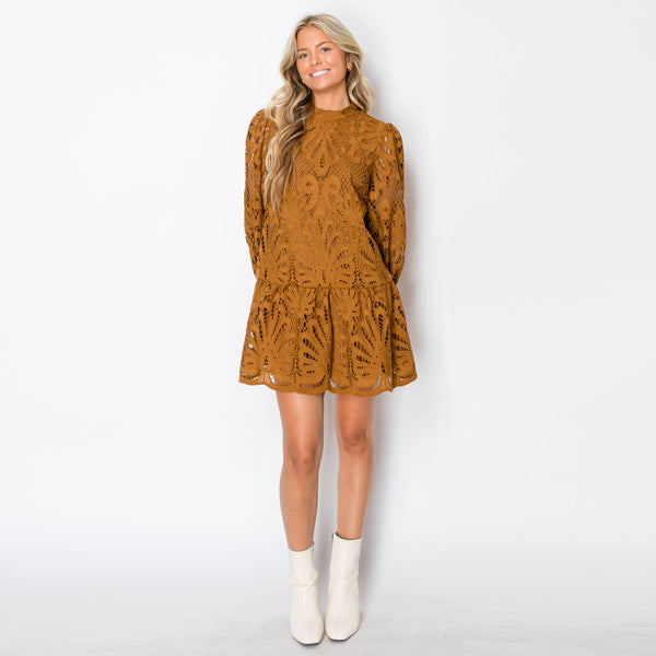 Damask Lace Dress