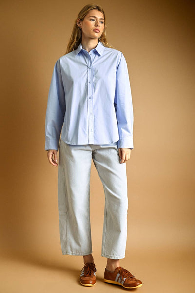 Draper Blue Button Down