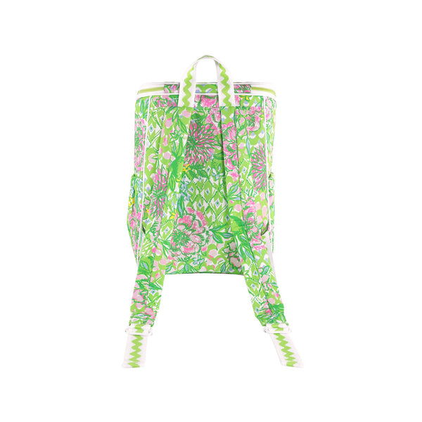 Lilly Pulitzer Backpack Cooler, Lime Feeling Good
