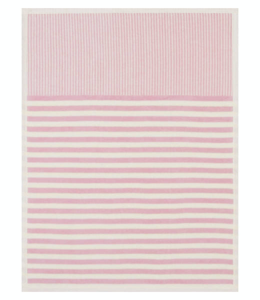 ChappyWrap Sweet Pea Stripe Blush Mini Blanket