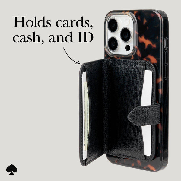 Case-Mate - Kate Spade Morgan Wallet MagSafe Black