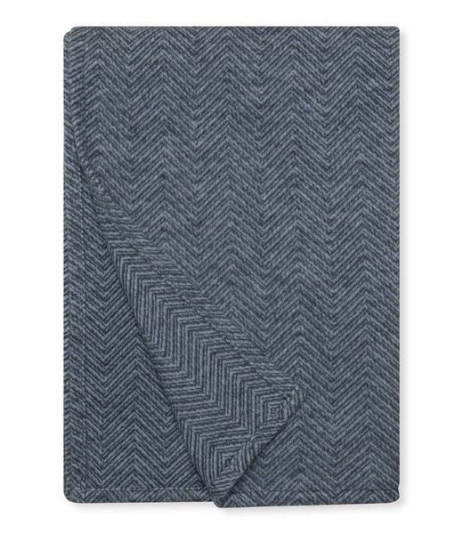 ChappyWrap - Bayside Herringbone Shawl - Midnight Navy