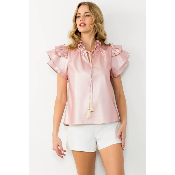 Butterfly Kisses Pink Top