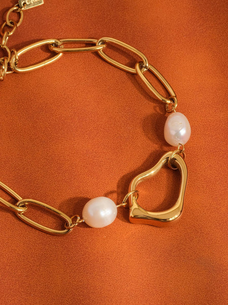 Katia Non-Tarnish Classic Pearl Chain Bracelet