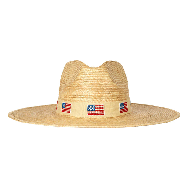 Sunshine Tienda - Ivory America Palm Hat