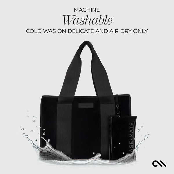 Case-Mate Midnight Black Jelly Tote Bag