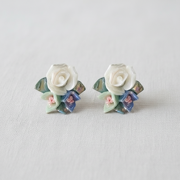 Artistic Floral Earrings