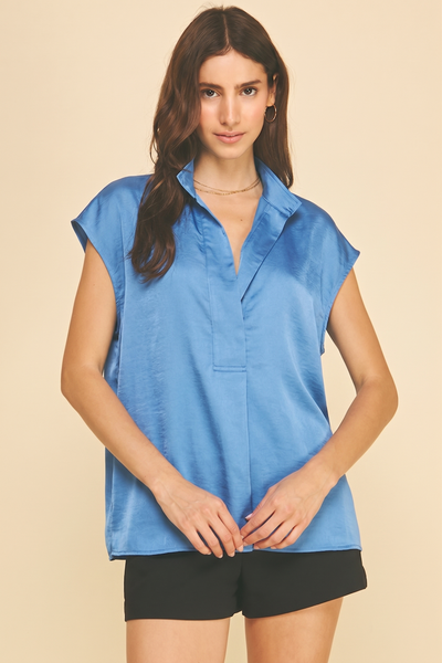 Blue Kappa Top
