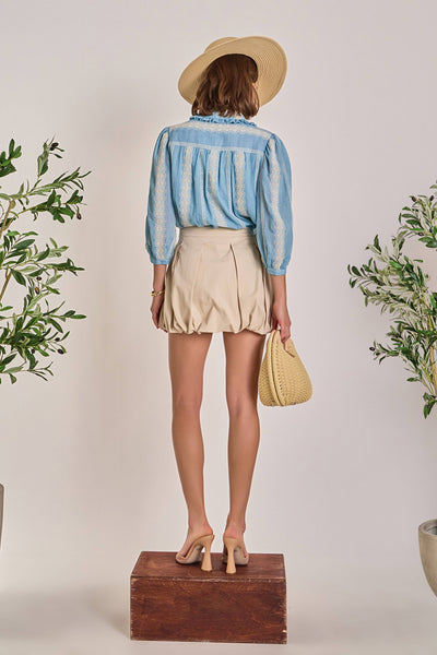Annalise Chambray Top