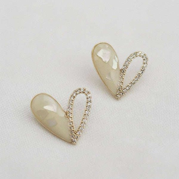 Heart Stud Earrings