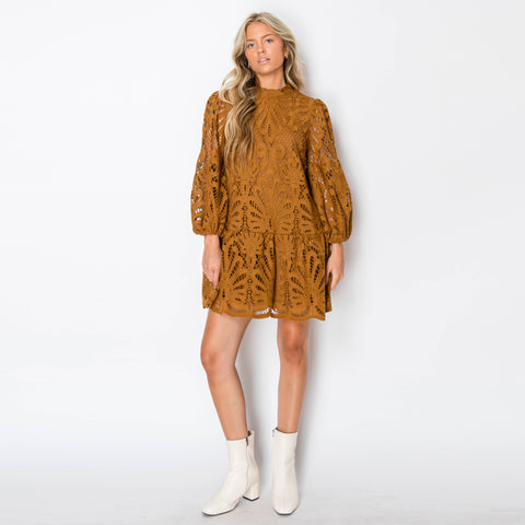 Damask Lace Dress