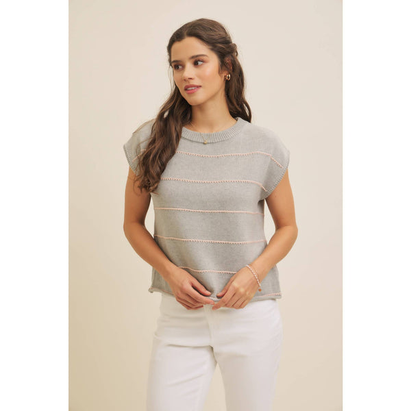 Blushing Grey Sweater